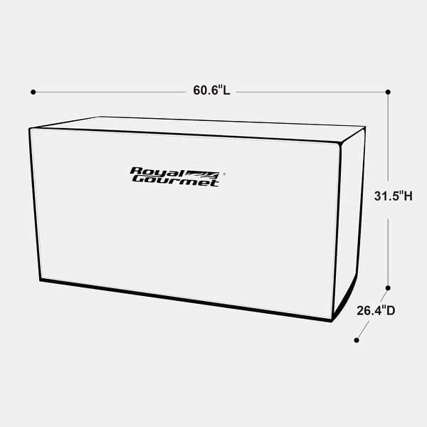 60" Grill Cover Oxford Waterproof HeavyDuty Bed Bath & Beyond 36901200